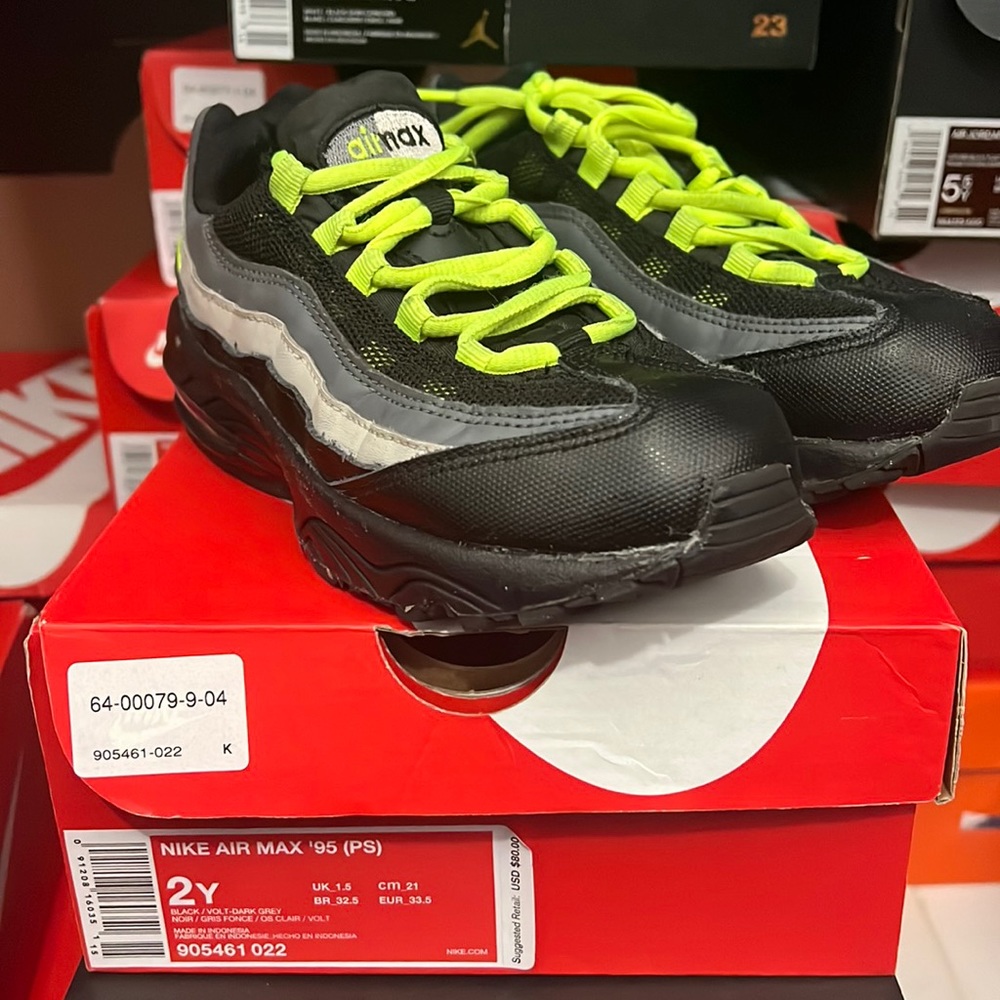 nike air max 95 lods black volt dark grey